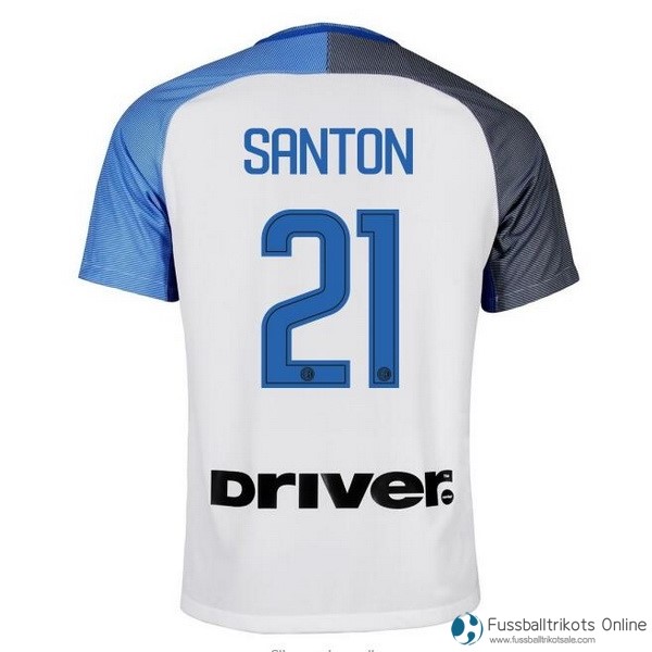 Inter Milan Trikot Auswarts Santon 2017-18 Fussballtrikots Günstig